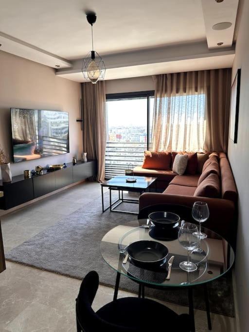 Apartamento Skyline Luxury 2 A Proximite De La Gare Casa Voyageurs Casablanca